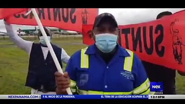 Miembros del Suntracs protestan en varios puntos del país - Nex Noticias