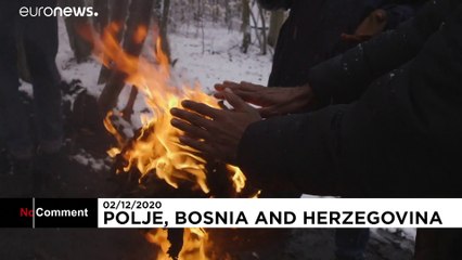 Ezer Bevándorló Él Sátrakban a Havas Boszniai Hegyekben 🚶‍♂️