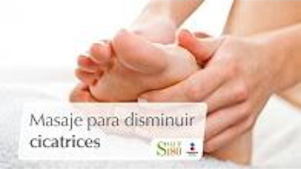 Masaje para disminuir cicatrices
