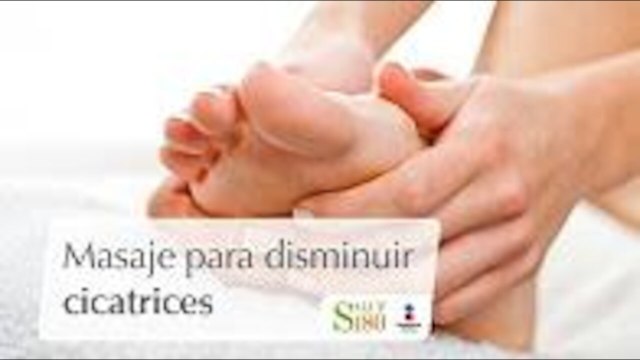 Masaje para disminuir cicatrices