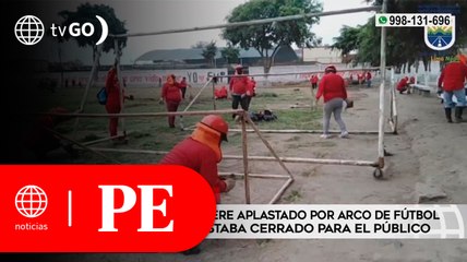 Niño perdió la vida tras colgarse en arco de fútbol en un parque | Primera Edición
