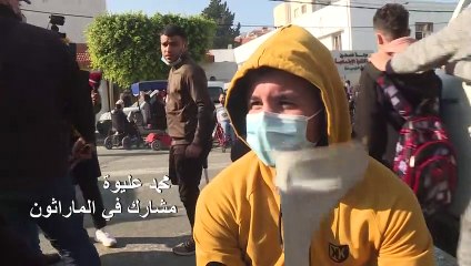 ماراثون في قطاع غزة لمناسبة اليوم العالمي للأشخاص ذوي الإعاقة