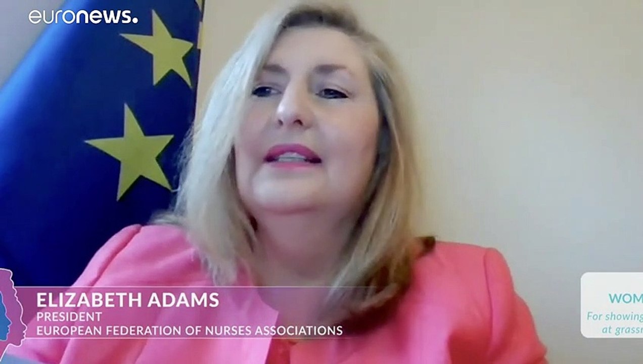 Krankenschwestern als Frauen Europas geehrt