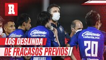 Siboldi deslinda a sus jugadores de fracasos de Cruz Azul
