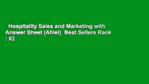 Hospitality Sales and Marketing with Answer Sheet (Ahlei)  Best Sellers Rank : #2