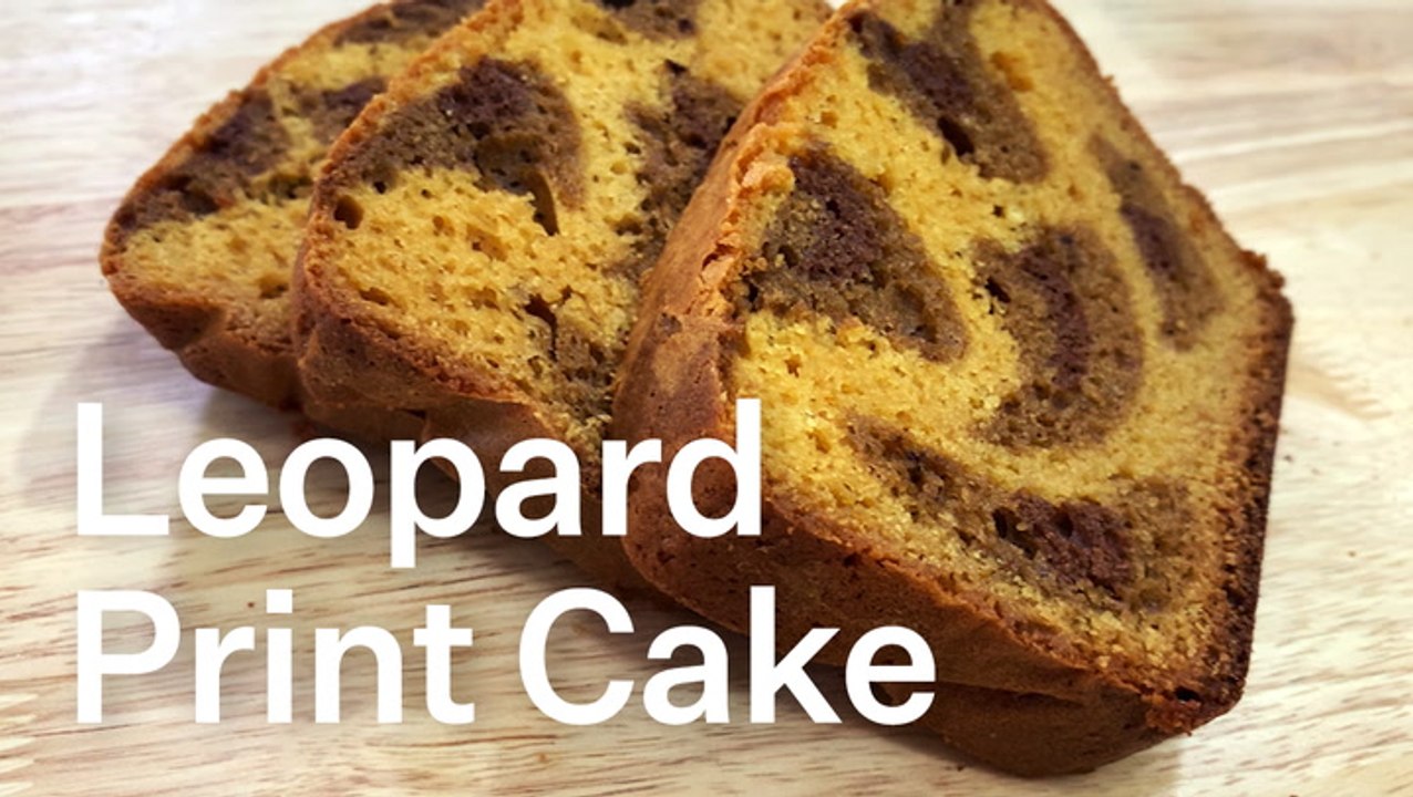 How To Make Leopard Print Cake That Melts In Your Mouth