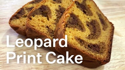 How To Make Leopard Print Cake That Melts In Your Mouth