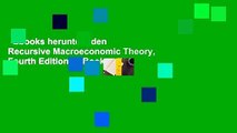 Ebooks herunterladen  Recursive Macroeconomic Theory, Fourth Edition  E-Book voll