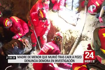 Madre de niño que murió tras caer en pozo denuncia demoras en las investigaciones