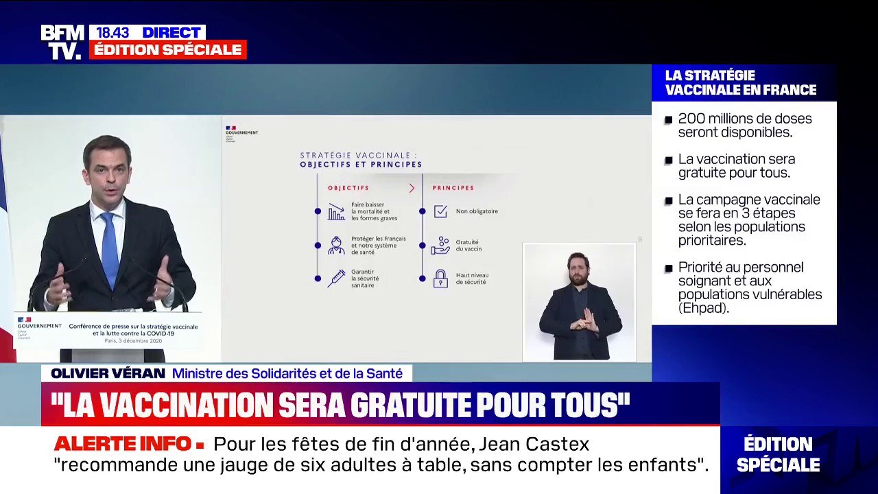 Olivier Véran: "Personne ne sera obligé de se faire vacciner"
