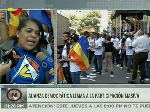 Alianza Democrática invita al pueblo a votar y rechaza llamado de abstención de otros sectores