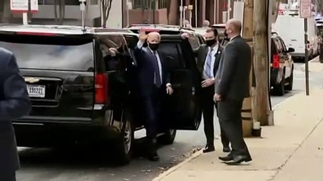 Joe Biden gives update on his injured foot