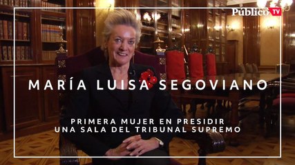 María Luisa Segoviano: "La justicia tardíamente administrada no es justicia"