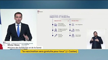"Libre choix", "gratuité" et "sécurité" : les trois principes du plan vaccination contre le Covid-19, selon Olivier Véran