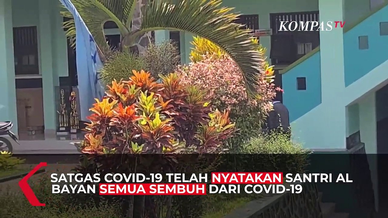 Ratusan Santri klaster Ponpes Al Bayan dinyatakan masih sembuh dari covid-