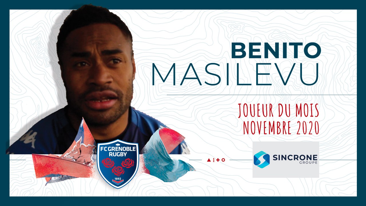 Benito Masilevu, joueur du mois de novembre