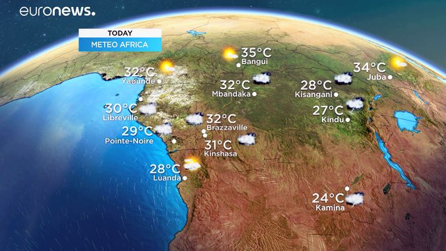 Africanews weather Africa today 04/12/2020