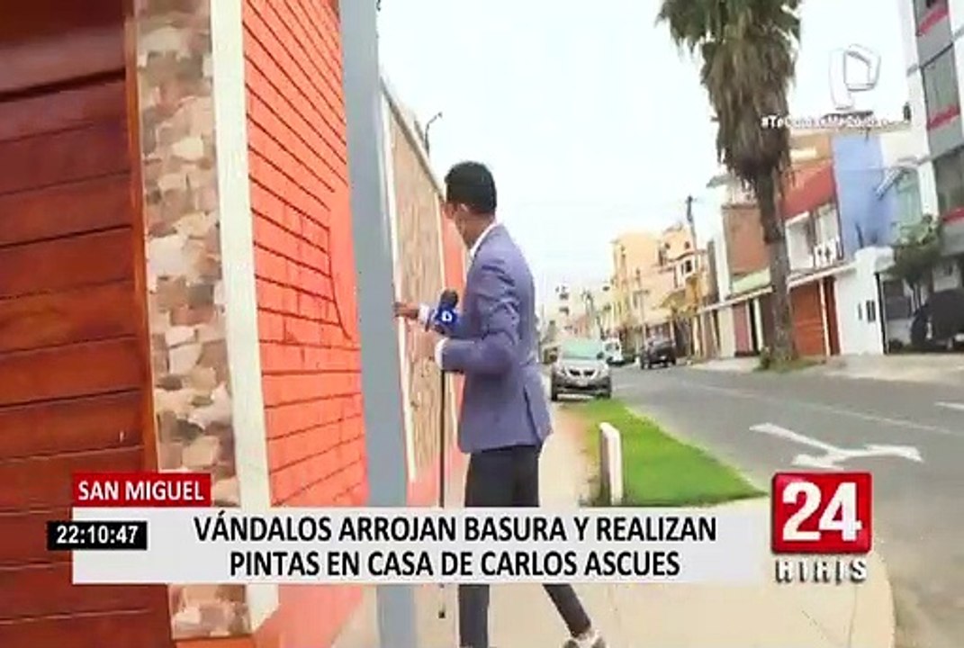 Carlos Ascues: Vecinos atemorizados por presuntos hinchas de Alianza Lima que vandalizaron casa de futbolista