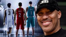 LaVar Ball Reacts To LiAngelo Signing With Pistons And Getting ALL THREE Of His Sons Into The NBA