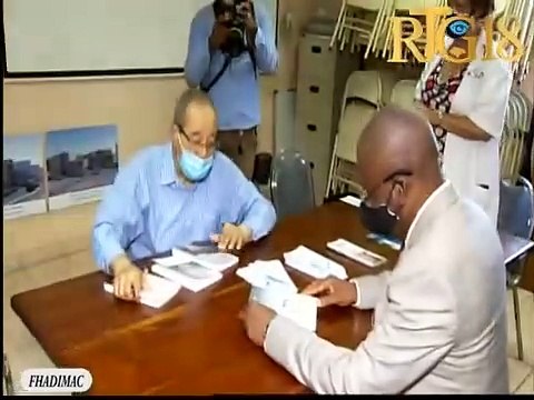 Premye Minis Joseph Jouthe prezante bilan vizit li fè nan FHADIMAC, sant GHESKIO