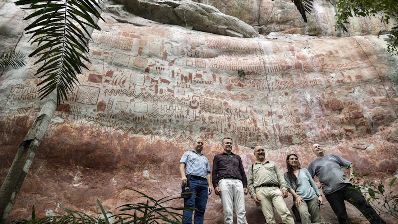 Thousands Of Ancient Paintings Discovered On Amazon Cliff Walls