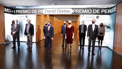 Almeida asiste a la entrega del Premio de Periodismo David Gistau