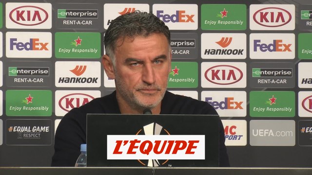 Galtier : «Qualifiés dès la 5e journée, une performance» - Foot - C3 - Lille