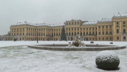 First snow falls in Vienna
