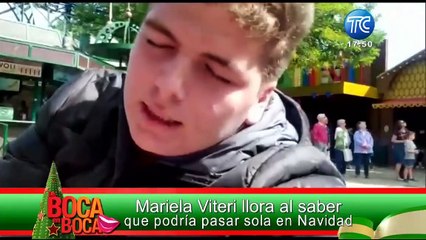 ¿Mariela Viteri se quedará sola en Navidad?