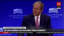 Obama, Bush y Clinton se ofrecen a vacunarse públicamente contra el covid-19 en EU