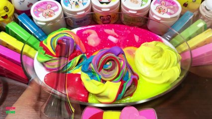 Mixing Makeup, CLAY and More Into GLOSSY Slime ! Satisfying Slime Videos #1547