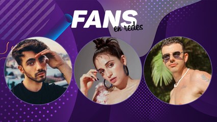 Fede Vigevani, Caro Kopelioff y Santi Talledo en Fans en redes
