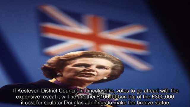 Thousands vow to throw eggs at the unveiling of Margaret Thatcher statue