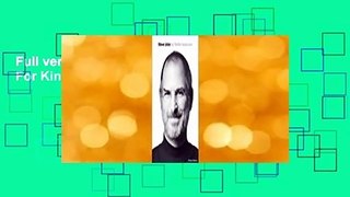 Full version  Steve Jobs  For Kindle