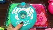 MINT vs PINK! Mixing Random into GLOSSY Slime ! Satisfying Slime Video #1095