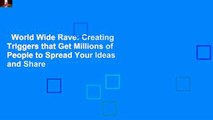 World Wide Rave: Creating Triggers that Get Millions of People to Spread Your Ideas and Share