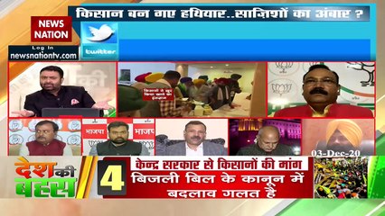 Desh Ki Bahas : किसान आंदोलन से देश की सुरक्षा को खतरा कैसे?