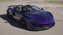 McLaren 600LT Spider Design in Lantana Purple