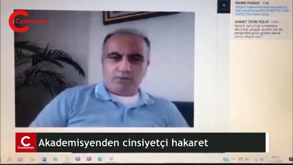 Akademisyenden canlı yayında hakaret