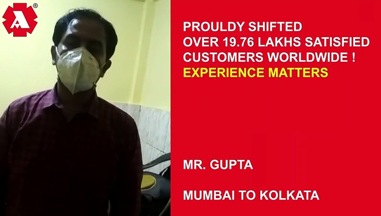 Agarwal Packers and Movers Mumbai to Kolkata | Videos Testimonials