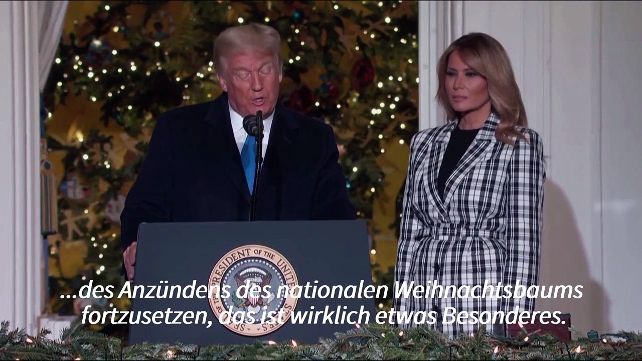 Im Weißen Haus ist Weihnachten
