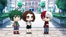 Love Triangle #2  MHA_BNHA reacts to ...  Reaction Au  Mha Pro hero’s react to