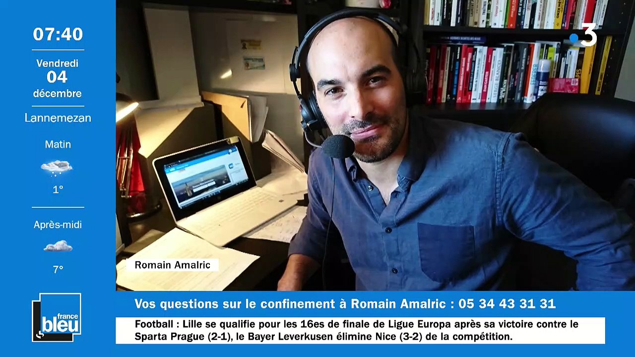 La matinale de France Bleu Occitanie du 04/12/2020