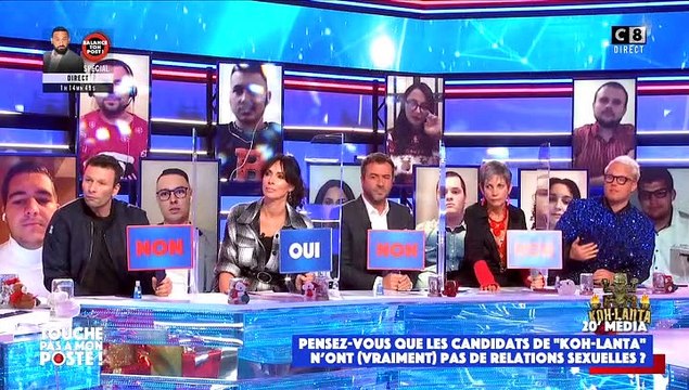 Guillaume Genton, producteur du documentaire La vraie vie de vos aventuriers , évoque les relations sexuelles dans Koh-Lanta , sur C8 dans Touche pas à mon poste .