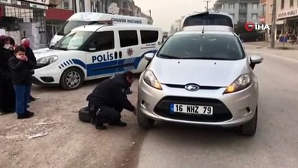İnegöl polisi alkışı hak etti... Bu kez ceza kesmediler