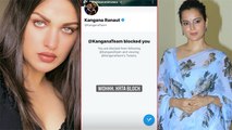 Kangana Ranaut Blocks Himanshi Khurana As The Singer Supports Farmers