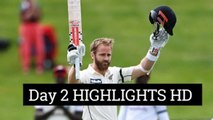 New Zealand Vs West Indies 1st Test Day 2 Highlights | Nz Vs Wi 1st Test Day 2 Highlights