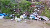 Andria: un ammasso di rifiuti abbandonati via Vecchia Spinazzola (SC37)