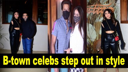 Riteish Genelia Shilpa Shetty Raj Kundra step out in style