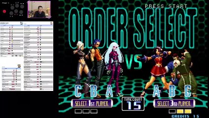 (ARC) KOF 2002 - 03 - KOF 2001 Team - Level 8...Did I say the boss was easy? D: pt1